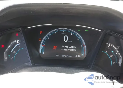 2019 Honda Civic Lx из США, поврежденный, VIN 19XFC2F63KE214614